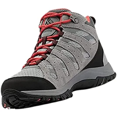 Abbildung von Columbia Redmond III MID Waterproof Hikingschuh, Damen, Größe: 40, Steam/red cora Schuhe
