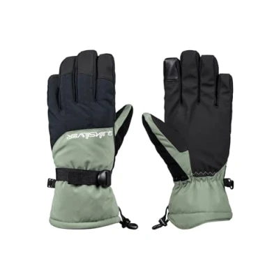 Abbildung von Quiksilver Mission Fingerhandschuh, Herren, Größe: Medium, Green