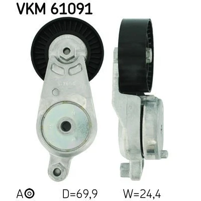 Abbildung von SKF VKM 61091 Spannrolle