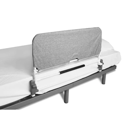 Abbildung von KMINA Bettgitter Rausfallschutz Faltbar (von 90 bis 180 cm), Verstellbarer Aufstehhilfe Bett Senioren, Klappbares für Ältere Menschen, Klappbar Erwachsene