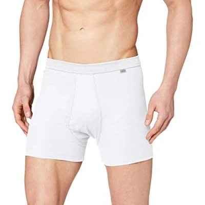 Abbildung von Huber Herren Pant kurzes Bein mit Eingriff Hipster, Weiß (Weiss 0500), (Herstellergröße: XX Large)
