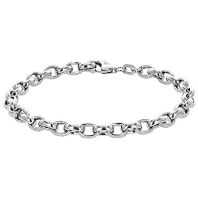 Abbildung von trendor Armband Königskette Sterlingsilber 925 Stärke 3,2 mm 75236 19 cm