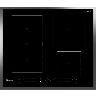 Abbildung von Bauknecht Induktions Kochfeld BS 7160C FT / Flexi Duo Booster/ Direct Access Touch Control Restwärmeanzeige/ flacher Edelstahl Rahmen 50.7 x 67 54 cm