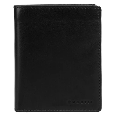 Abbildung von Bugatti Remo Hochformatbörse mit Klappe schwarz Geldbörse