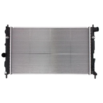 Abbildung von NISSENS 68002A Kühler, Motorkühlung Aluminium 608 359 26 Kühlrippen gelötet SAAB: 9 5 Saloon