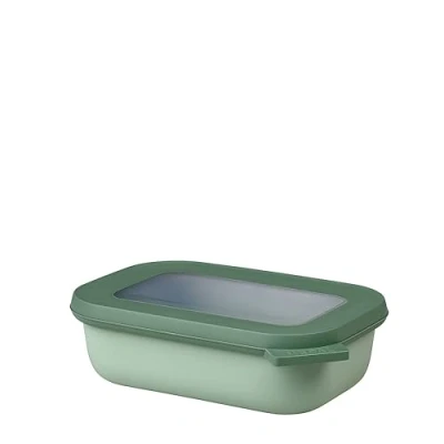 Abbildung von Mepal Multi Bowl Cirqula Rectangular Vorratsdose mit Deckel Geeignet als Luftdichte Aufbewahrungsbox für den Kühlschrank, Mikrowellengeschirr &amp; Frischhaltedosen 500 ml Nordic Sage