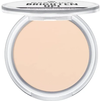 Abbildung von essence BRIGHTEN UP! banana powder, Puder, Nr. 20 bababanana, gelb, für Mischhaut, mattierend, vegan, Mikroplastik Partikel frei, Nanopartikel frei (9g)