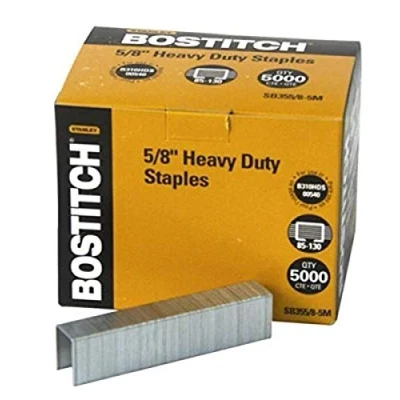 Abbildung von Bostitch Strapazierfähige Premium Heftklammern, Heftklammern 85130 Blatt, 5/8 Zoll 5.000 (SB353/8 5M) (Verpackung kann variieren)