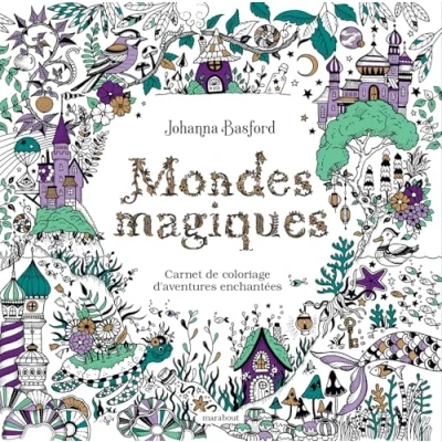 Abbildung von Mondes magiques: Carnet de coloriage d&#039;aventures enchantées