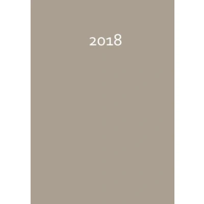 Abbildung von Kalender 2018 A5 Taupe: Wochenkalender DIN Eine Woche pro Doppelseite