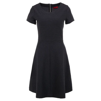 Abbildung von HUGO Jerseykleid, Damen, Größe: Small, Black
