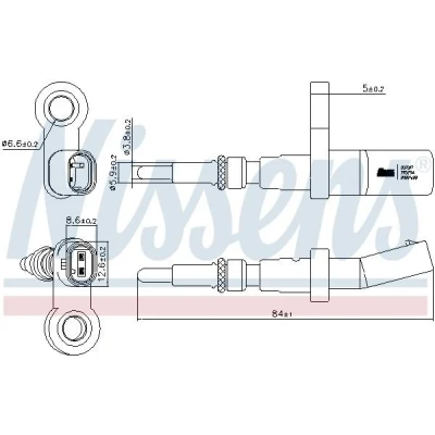 Abbildung von NISSENS 207017 Kühlmitteltemperatursensor VOLKSWAGEN: Transporter 6, 6 Bus