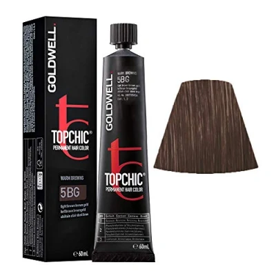 Abbildung von Goldwell Topchic Haarfarbe hellbraun braungold 5BG, 1er Pack (1 x 60 ml)