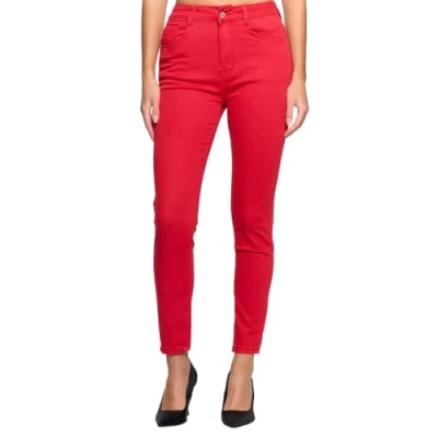 Abbildung von Elara Highwaist Jeans Skinny Fit, Damen, Größe: 44, Rot