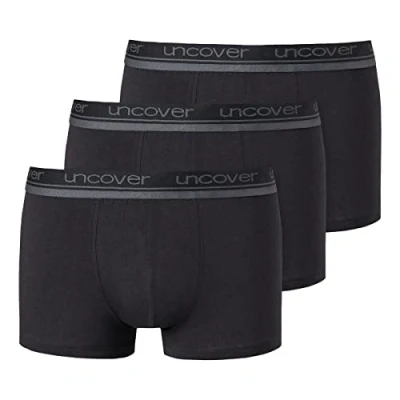 Abbildung von Uncover by Schiesser Retro Shorts/Pant 3er Pack (M Schwarz)