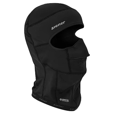 Abbildung von Ziener Unisex Unterhelmmütze Iquito Underhelmet Skihelm gesichtsmaske Warm Elastisch Soft shell, black, L