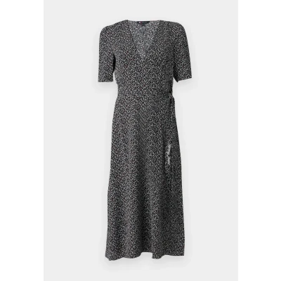 Abbildung von Tommy Jeans Floral MIDI Dress Freizeitkleid, Damen, Größe: XXS, Black