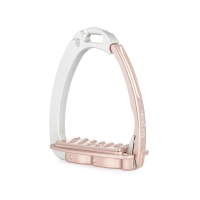 Abbildung von Tech Stirrups Steigbügel Venice Sloped EVO Silb./Rosé Adult