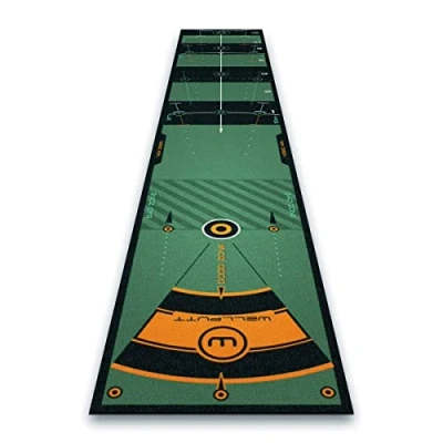 Abbildung von WELLPUTT Puttingmatte Golftraining 3m grün