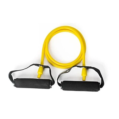 Abbildung von DITTMANN Body Tube Deluxe Fitnessband Expander gelb/leicht Schaumstoffgriff