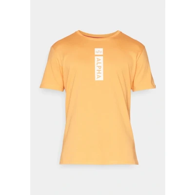 Abbildung von Alpha Industries Tshirt print, Herren, Größe: XL, Tangerine
