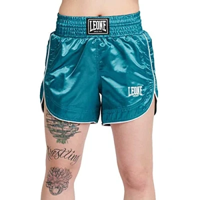 Abbildung von LEONE 1947, Basic W Kick Thai Shorts, Frau, Grünes Wasser, M, AB801