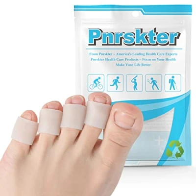 Abbildung von 20 Pcs Gel Zehenkappen Zehenschutz Zehenschoner, Silikon Kleine Zeh für Blasen, Hühneraugen, Hammer Zehen, Zehennägel Verlust, Reibung Schmerzlinderung und Mehr