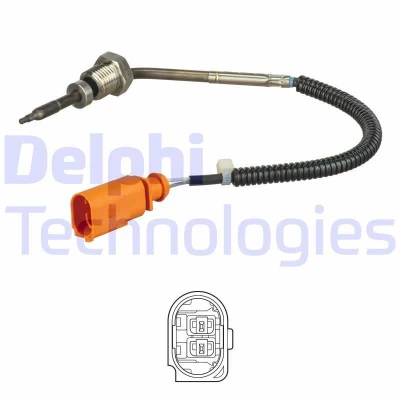 Abbildung von DELPHI TS30146 Sensor, Abgastemperatur AUDI: A4 B8 Avant, Saloon, Q5