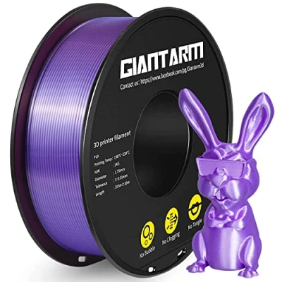 Abbildung von GIANTARM 3d Printer 1.75mm filament pla Plus, druck keine Blasen, Maßgenauigkeit +/ 0.03 mm, 1KG Spool lila
