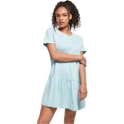 Abbildung von Urban Classics Valance Jerseykleid, Damen, Größe: Small, Seablue