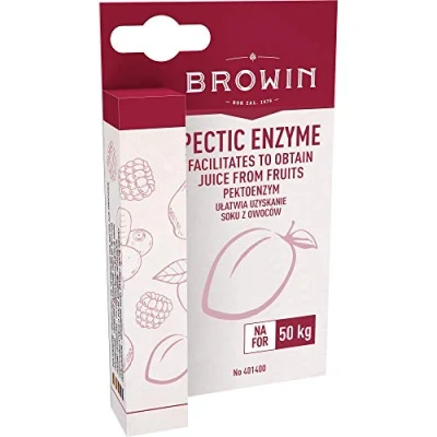 Abbildung von Browin 401400 Pektinase, flüssig mehr Saftausbeute Weinherstellung, Antigeliermittel 10ml,