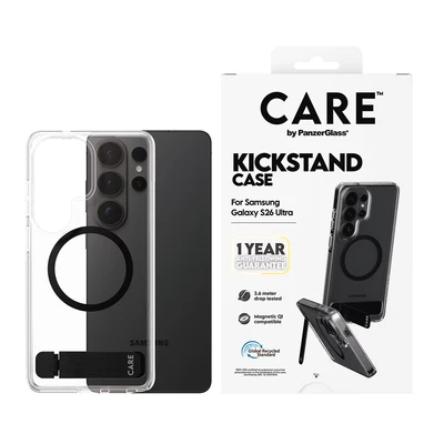 Abbildung von Samsung Galaxy S26 Ultra Hülle MagSafe Kunststoff CARE by PanzerGlass Backcover/Soft Case Handyhülle Transparent Shockproof/Stoßfest