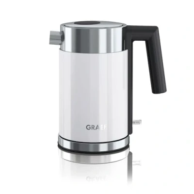 Abbildung von GRAEF 1 Liter Edelstahlwasserkocher WK 401, weiß