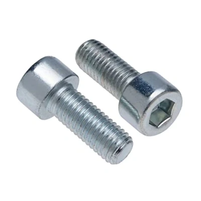 Abbildung von Zylinderkopfschrauben M5 Strenght Sleel Class 8.8 (Packung mit 50) Verzinkte Sechskantschrauben Innensechskant Gewindebefestigung Zylindrisch Schwerlast zertifiziert Standard DIN912 (5mm x 16mm)