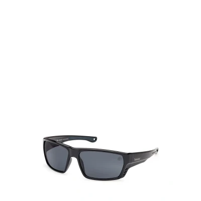 Abbildung von Timberland Iniettato Sonnenbrille, Herren, Größe: One Size, Nero lucido grigio fumo