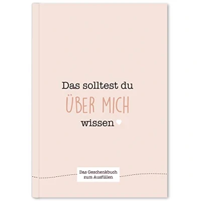 Abbildung von Cupcakes &amp; Kisses® Das solltest du über mich wissen Buch zum Ausfüllen I Geschenk für Freund Geschenke Partner oder Mann Geburtstagsgeschenk