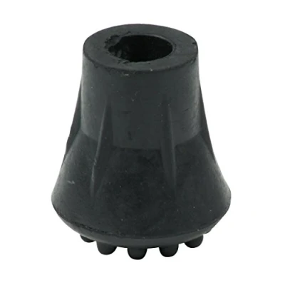 Abbildung von Lifeswonderful® Gummi Schutzkappen für Wanderstöcke mit Noppen glockenförmig 12 mm (1/2“) 4 Stück