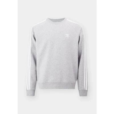 Abbildung von adidas Originals Adicolor Classics 3STRIPES CREW Sweatshirt, Herren, Größe: Small, Medium grey heather