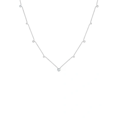 Abbildung von Elli Glass Crystal Halskette silvercoloured, Damen, Größe: 40, Silver coloured