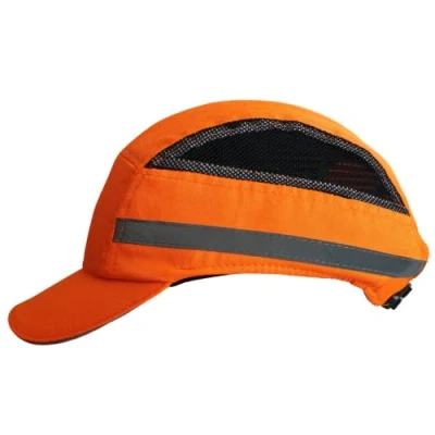 Abbildung von ViCap Aero Orange Anstoßkappe/Sicherheitskappe mit ABS Schale &amp; Warnschutz (Orange)