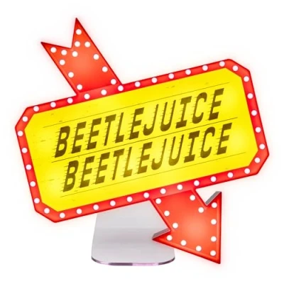 Abbildung von Beetlejuice Icon Accent Light Offiziell lizenziertes Merchandise aus dem ikonischen Retro Horrorfilm, gruselige Raumdekoration und Geschenk, Gothic Schlafzimmer Accessoire Nachtlicht