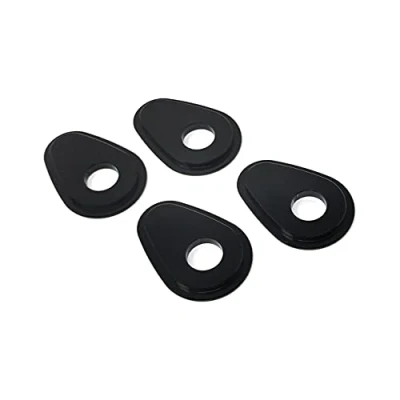 Abbildung von Simda Pro Motorrad Binker Adapterplatten Blinkerplatten Hochwertige CNC Aluminium Montageplatten Vorne oder Hinten Passend für (Yamaha YZF R1 R6 FZ6 FZ1 Fazer (SA1401)
