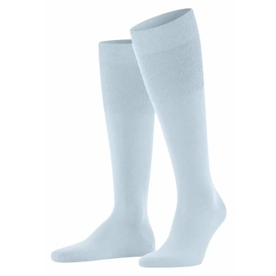 Abbildung von Falke Airport KH Kniestrümpfe, Herren, Größe: 41/42, Light blue
