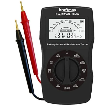 Abbildung von kraftmax XT1 Revolution Profi Batterietester/Akku Batterie Tester der neuesten Generation Testgerät inkl. Innenwiderstand Test