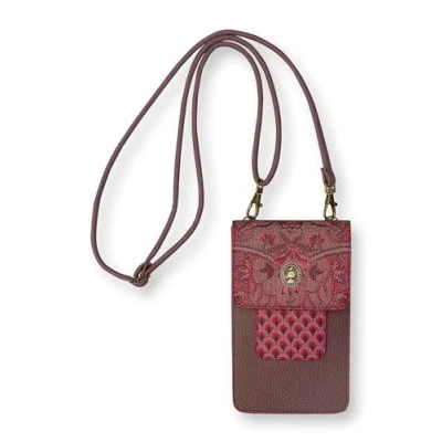 Abbildung von PiP Studio [W0724] Phone Bag Kyoto Festival Dark Pink 11x18x1cm