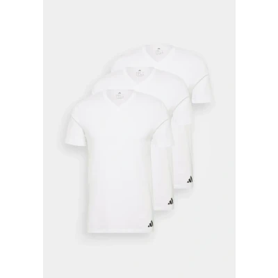Abbildung von adidas Sportswear V NECK 3 PACK Unterhemd/shirt, Herren, Größe: Small, White