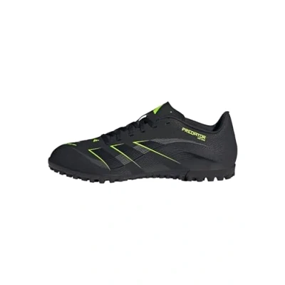 Abbildung von adidas Unisex Predator Club Turf Football Boots Fußballschuhe, core Black/Carbon/Lucid Lemon, 42 EU