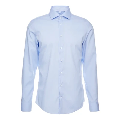 Abbildung von Seidensticker SLIM FIT Spread KENT Patch Businesshemd, Herren, Größe: 36, Blue