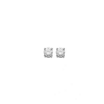 Abbildung von Thomas SABO Weisser Stein Ohrringe silvercoloured/white, Damen, Größe: One Size, Silver coloured/white