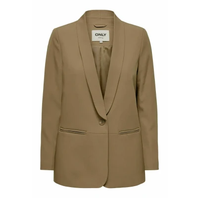 Abbildung von ONLY Klassischer Blazer, Damen, Größe: 34, Toasted coconut